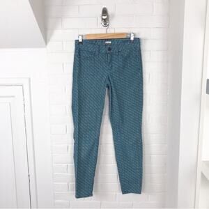 J.Crew Factory Patterned Toothpick Corduroy Pant